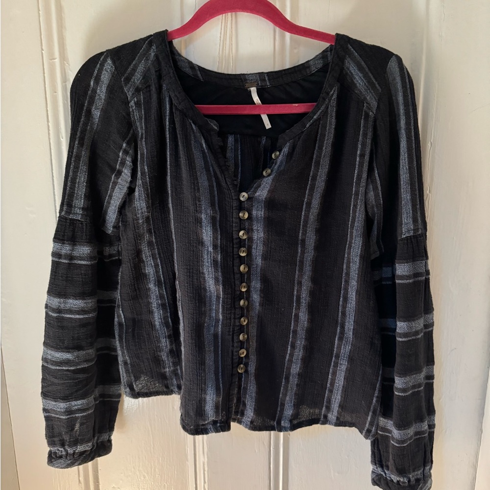 Free People Linen Shirt